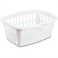 White Laundry Basket