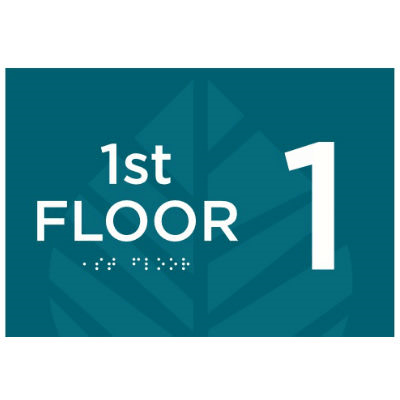 Elevator Floor ID Sign - 1st Floor