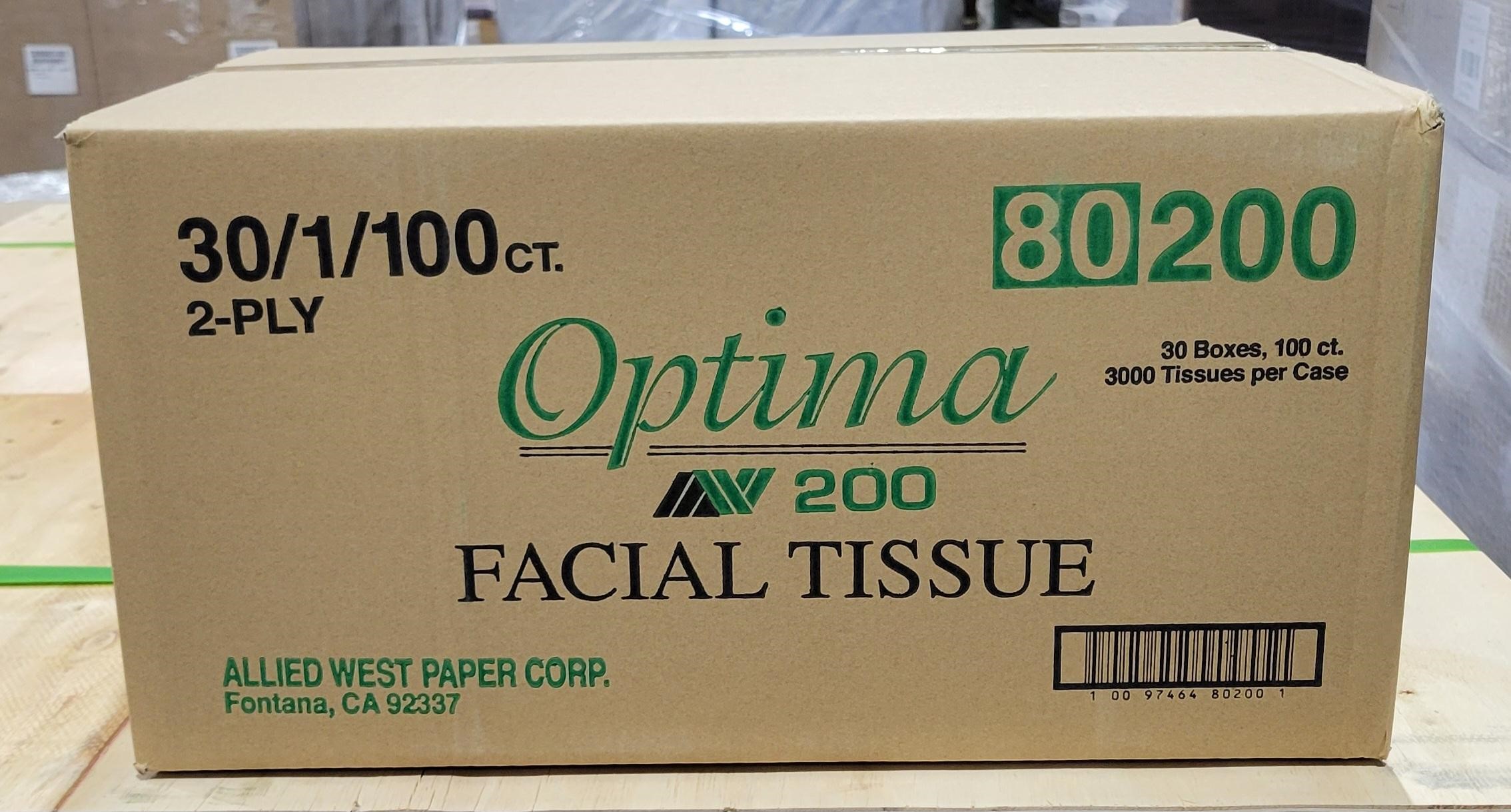 Facial Tissue - Case of 30 boxes