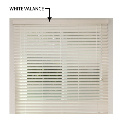 Valance for White Blind