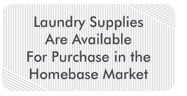 Laundry Products for Sale Sign