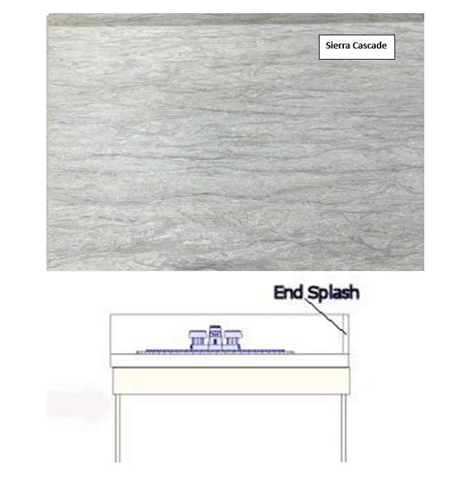 RIGHT Vanity Side Splash Sierra Cascade ProFillment